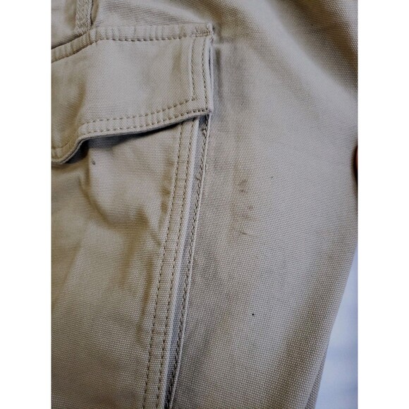 Carhartt Rugged Flex Relaxed Fit Canvas Cargo Work Pant Brown 32x32 BN3574-M - Picture 13 of 15